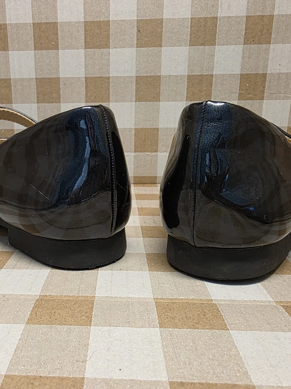 Cat & Jack Black Patent Double-Strap Mary Jane Flats
